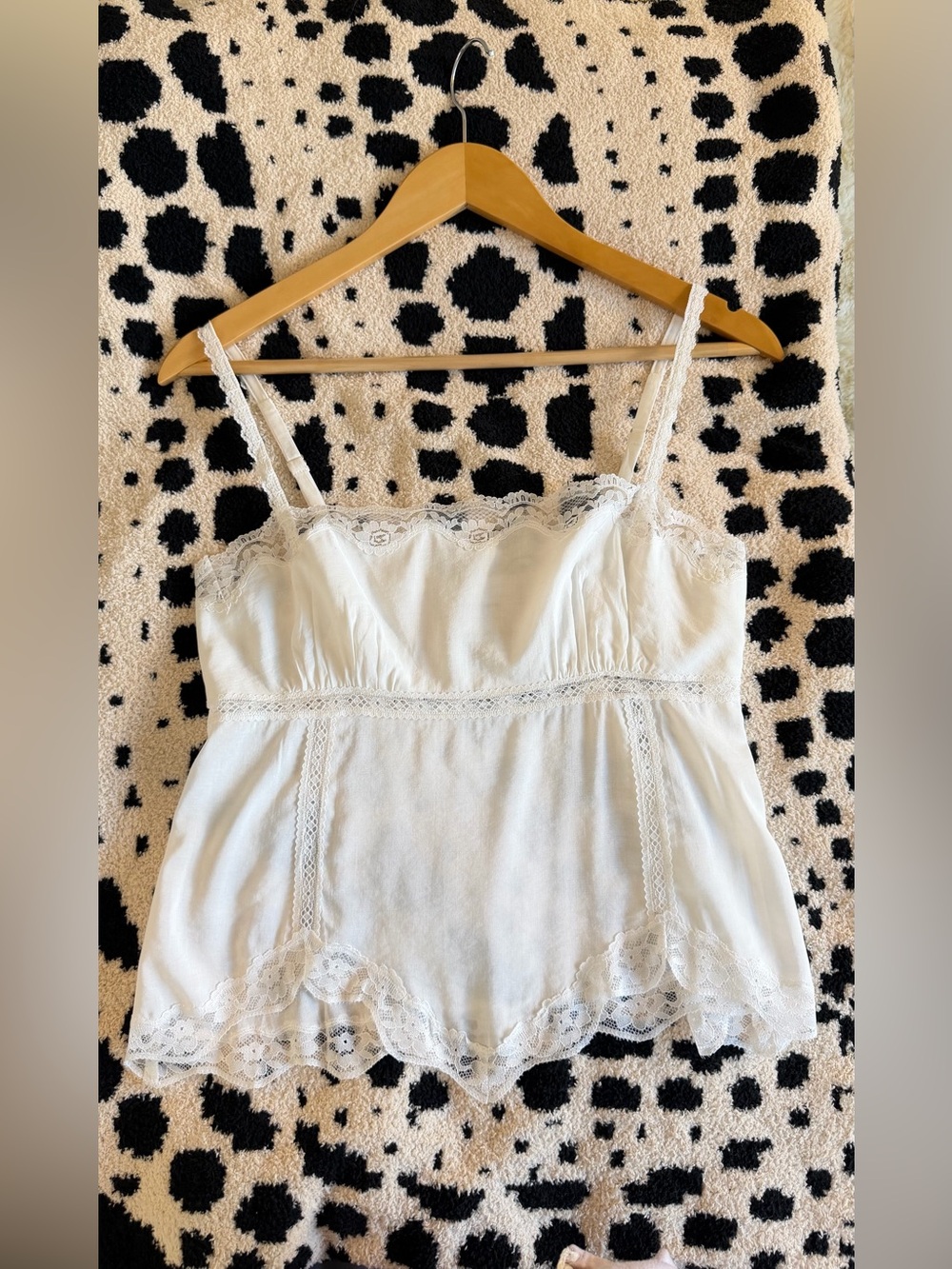 Reformation White Lace-Trim Crop Cami Top - Picture 10 of 15